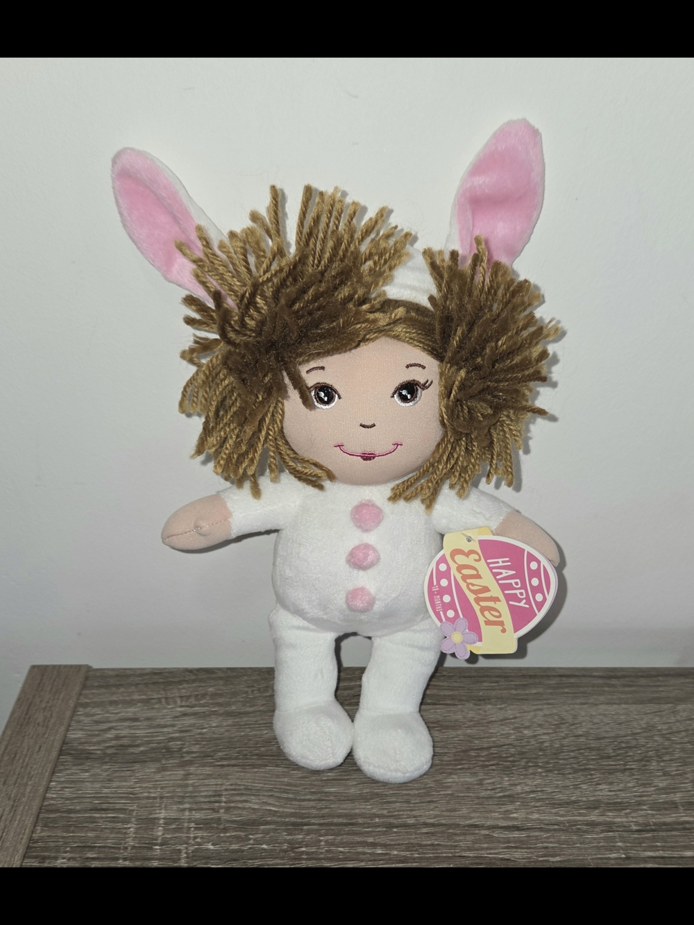 Believe In Yourself 2011 Cracker Barrel Holiday Plush Doll Dressed Easter Bunny.